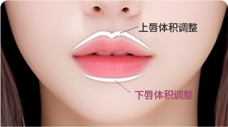 唇部饱满度改善示意图